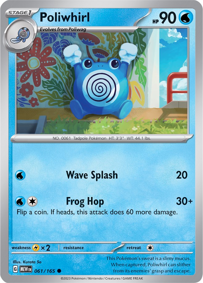 Poliwhirl (061/165) [Scarlet & Violet: 151] | Exor Games Bridgewater