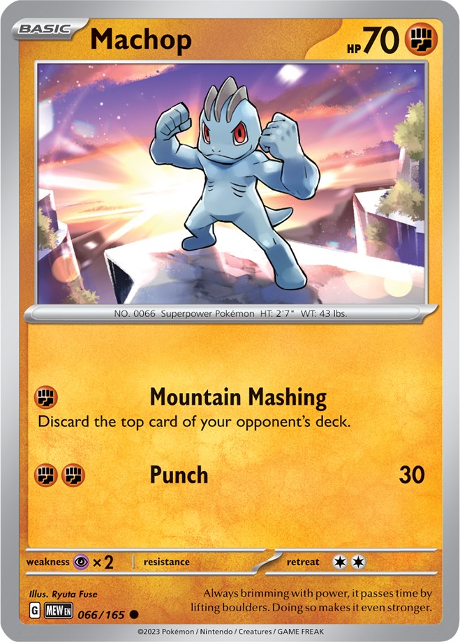 Machop (066/165) [Scarlet & Violet: 151] | Exor Games Bridgewater