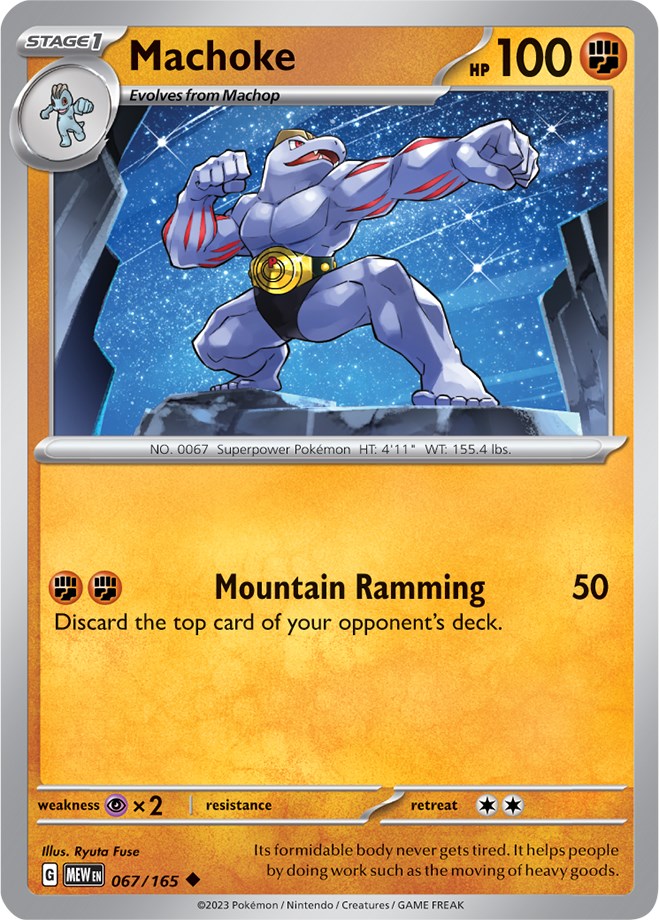 Machoke (067/165) [Scarlet & Violet: 151] | Exor Games Bridgewater