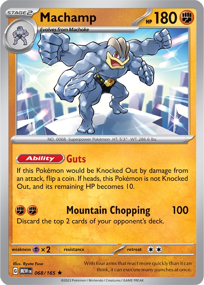 Machamp (068/165) [Scarlet & Violet: 151] | Exor Games Bridgewater