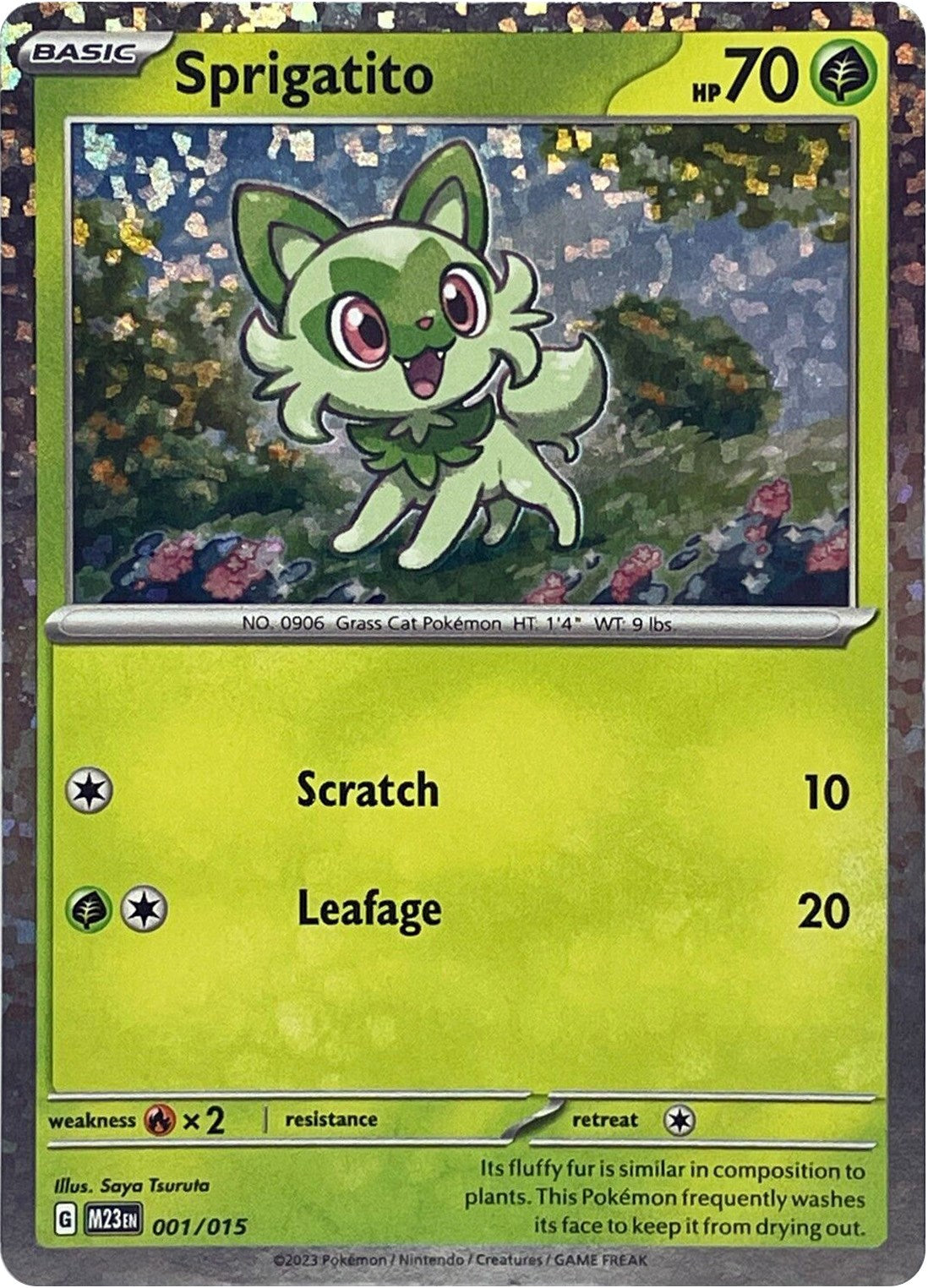 Sprigatito (001/015) [McDonald's Promos: 2023 Collection] | Exor Games Bridgewater