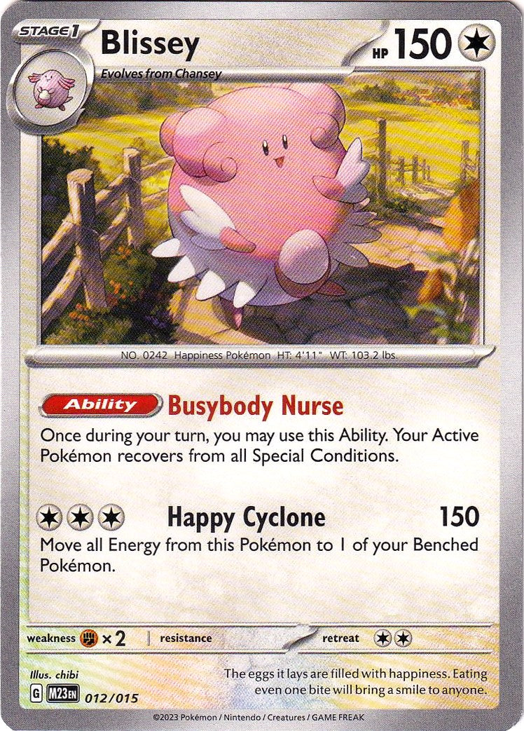 Blissey (012/015) [McDonald's Promos: 2023 Collection] | Exor Games Bridgewater