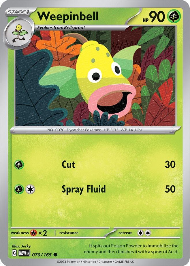 Weepinbell (070/165) [Scarlet & Violet 151] | Exor Games Bridgewater