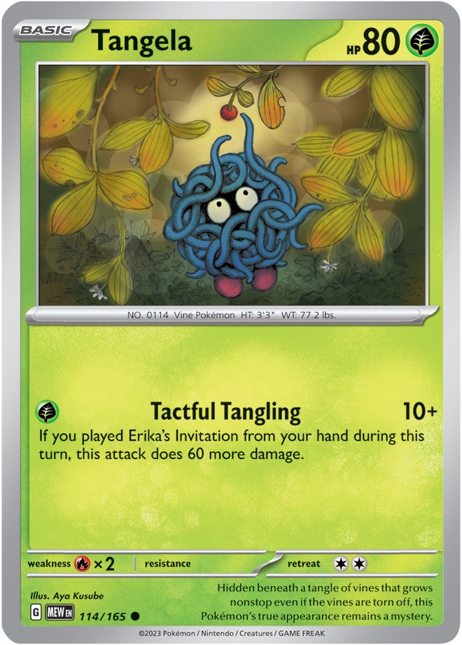 Tangela (114/165) [Scarlet & Violet 151] | Exor Games Bridgewater