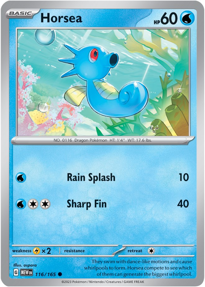 Horsea (116/165) [Scarlet & Violet 151] | Exor Games Bridgewater