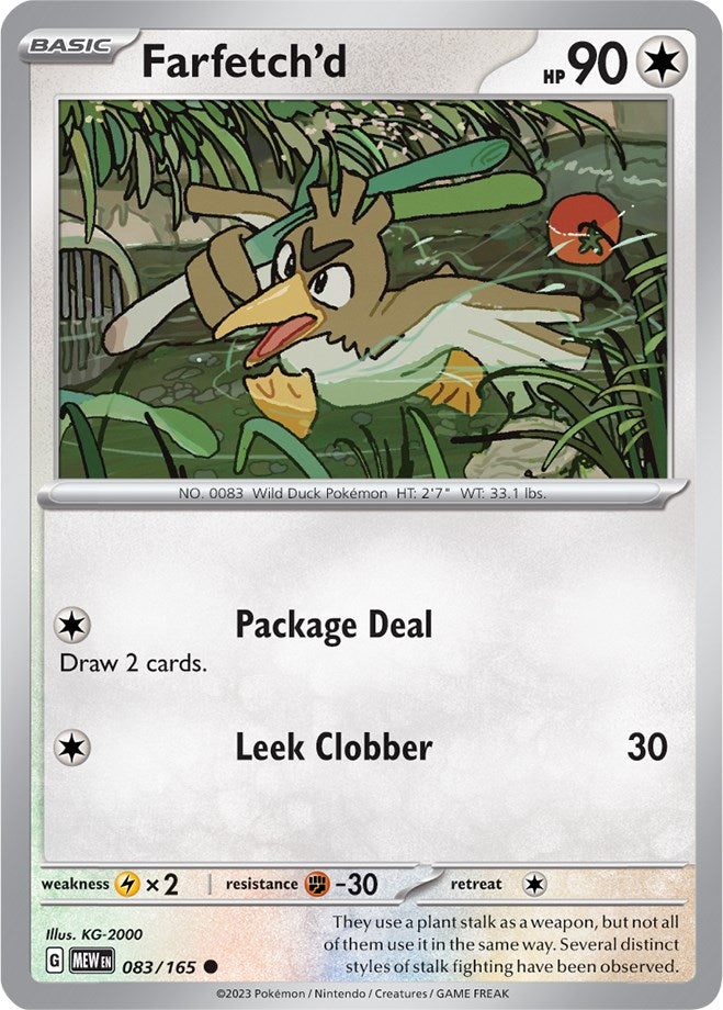 Farfetch'd (083/165) [Scarlet & Violet 151] | Exor Games Bridgewater