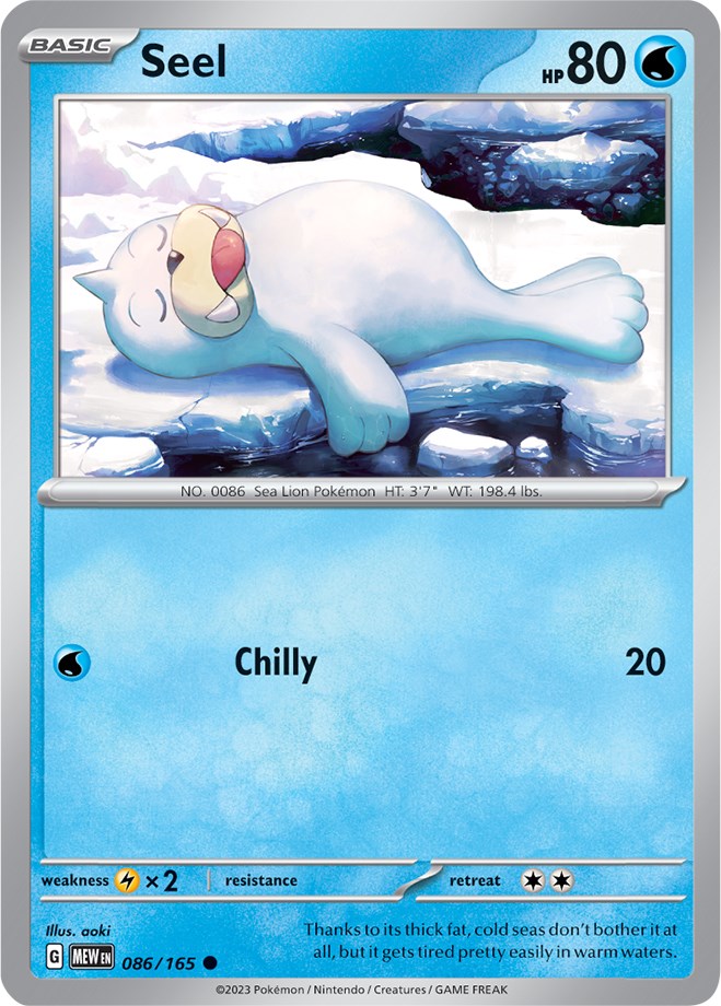 Seel (086/165) [Scarlet & Violet 151] | Exor Games Bridgewater