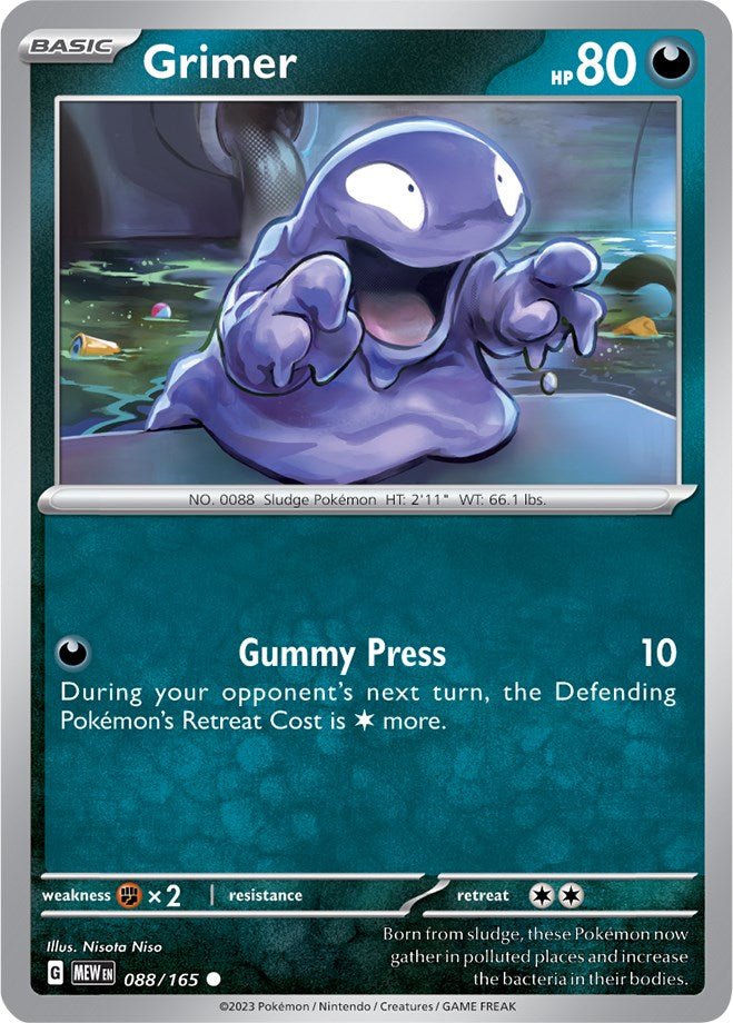 Grimer (088/165) [Scarlet & Violet: 151] | Exor Games Bridgewater