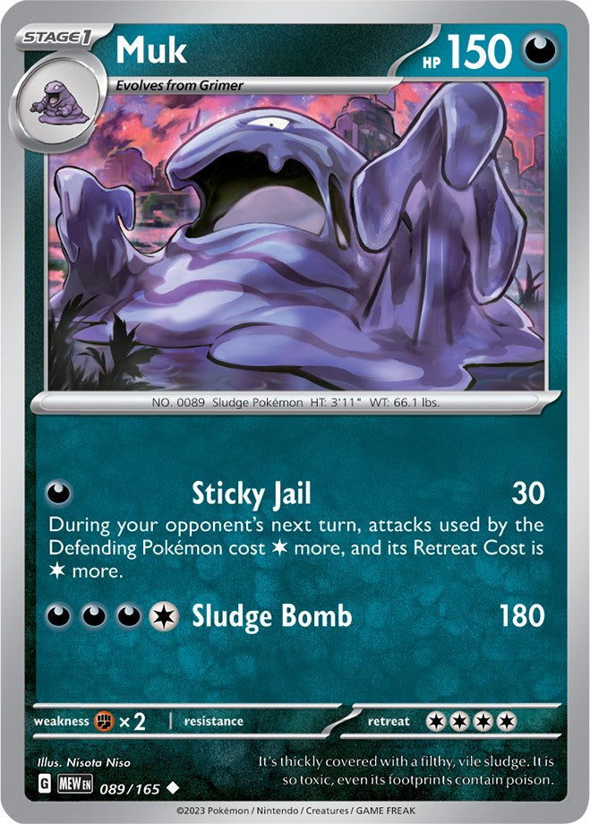 Muk (089/165) [Scarlet & Violet 151] | Exor Games Bridgewater