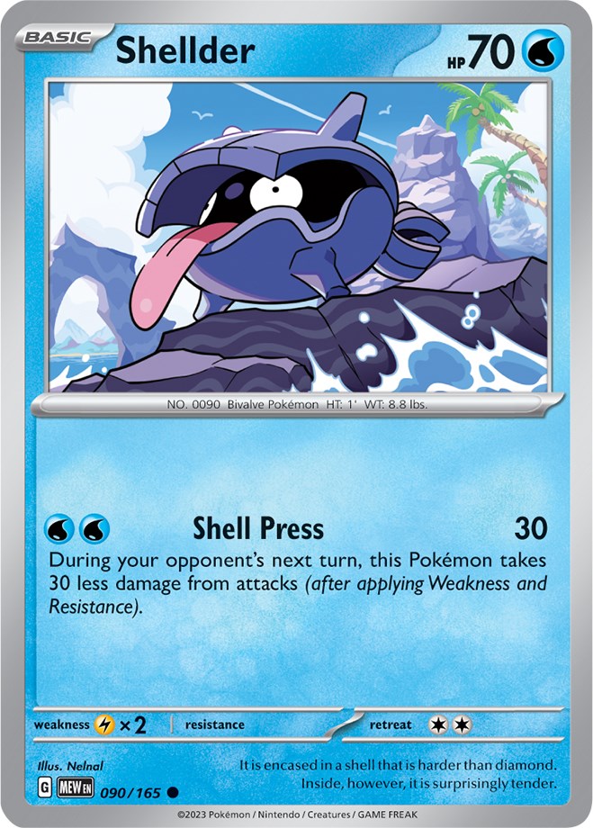 Shellder (090/165) [Scarlet & Violet 151] | Exor Games Bridgewater