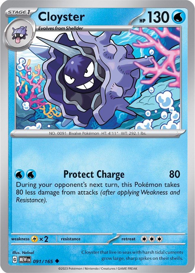 Cloyster (091/165) [Scarlet & Violet: 151] | Exor Games Bridgewater