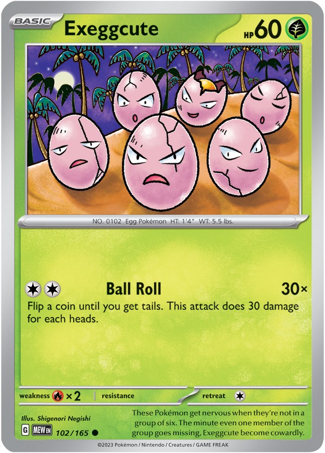 Exeggcute (102/165) [Scarlet & Violet 151] | Exor Games Bridgewater