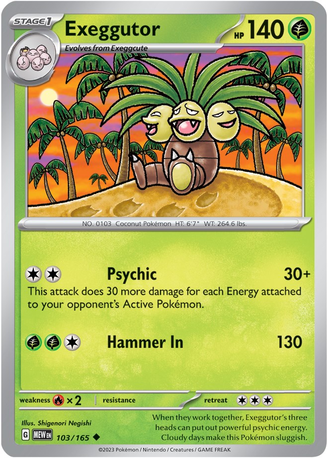 Exeggutor (103/165) [Scarlet & Violet: 151] | Exor Games Bridgewater