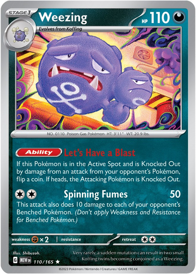 Weezing (110/165) [Scarlet & Violet 151] | Exor Games Bridgewater