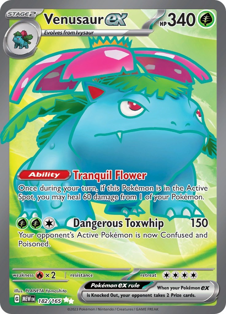 Venusaur ex (182/165) [Scarlet & Violet 151] | Exor Games Bridgewater