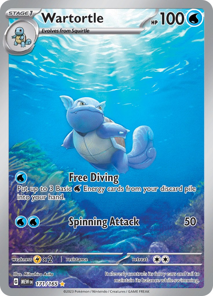 Wartortle (171/165) [Scarlet & Violet: 151] | Exor Games Bridgewater