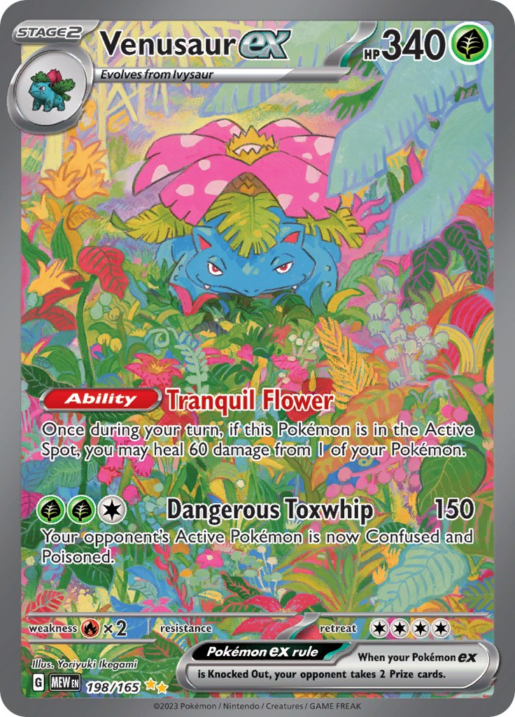 Venusaur ex (198/165) [Scarlet & Violet: 151] | Exor Games Bridgewater