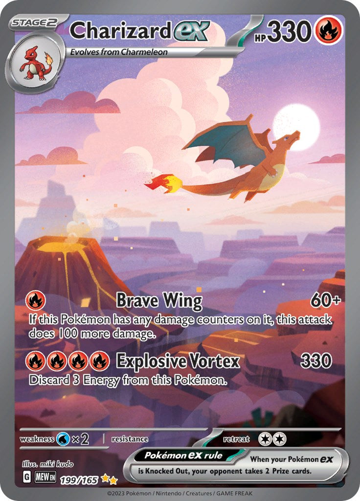 Charizard ex (199/165) [Scarlet & Violet: 151] | Exor Games Bridgewater