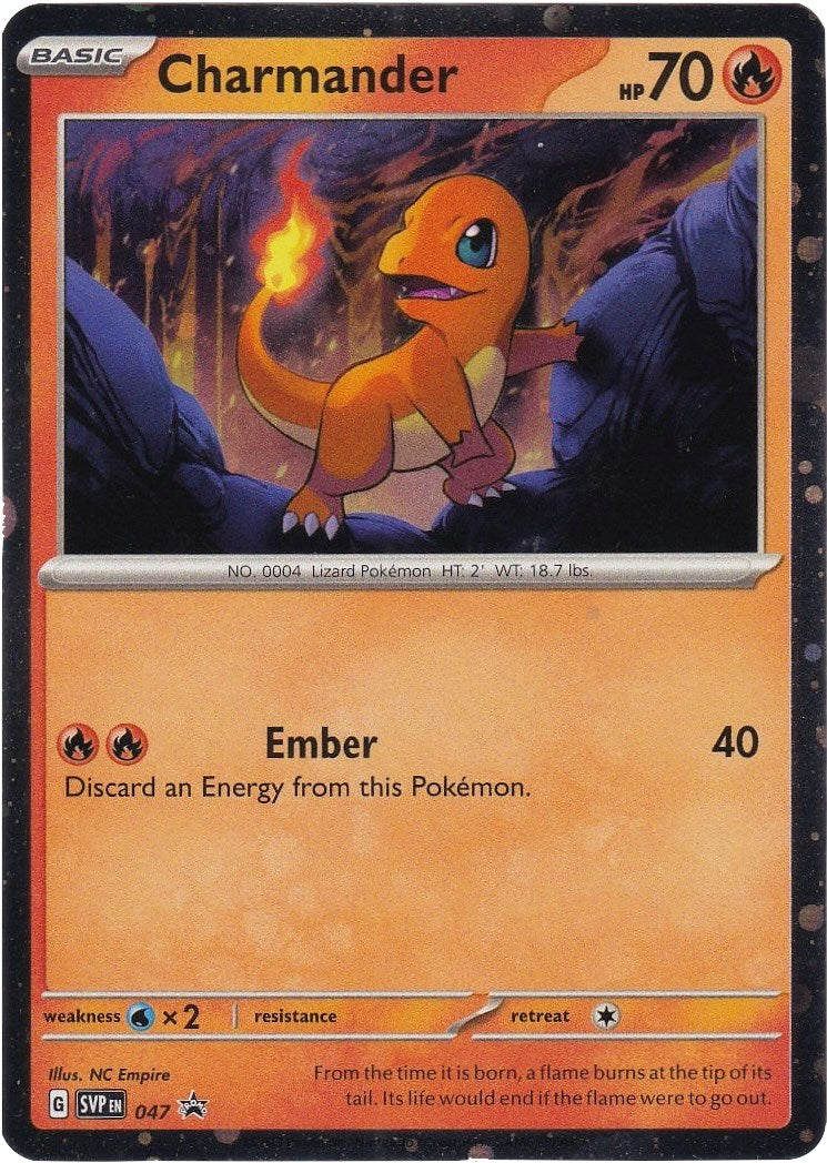 Charmander (047) (Cosmos Holo) [Scarlet & Violet: Black Star Promos] | Exor Games Bridgewater