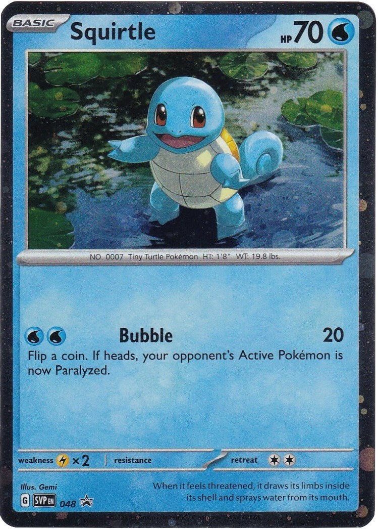 Squirtle (048) (Cosmos Holo) [Scarlet & Violet: Black Star Promos] | Exor Games Bridgewater