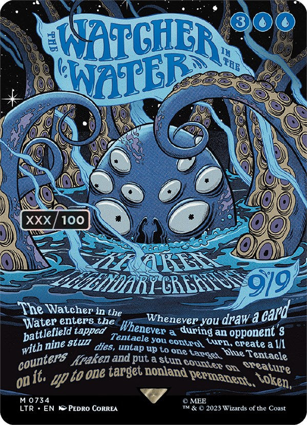 The Watcher in the Water (Borderless Poster) (Serialized) [The Lord of the Rings: Tales of Middle-Earth] | Exor Games Bridgewater
