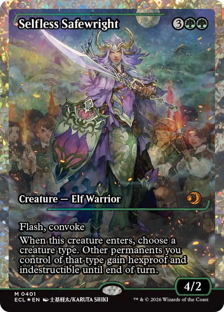 Selfless Safewright (Showcase) (Fracture Foil) [Lorwyn Eclipsed] | Exor Games Bridgewater