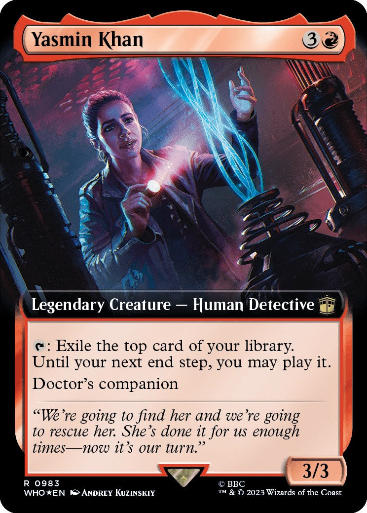 Yasmin Khan (Extended Art) (Surge Foil) [Doctor Who] | Exor Games Bridgewater