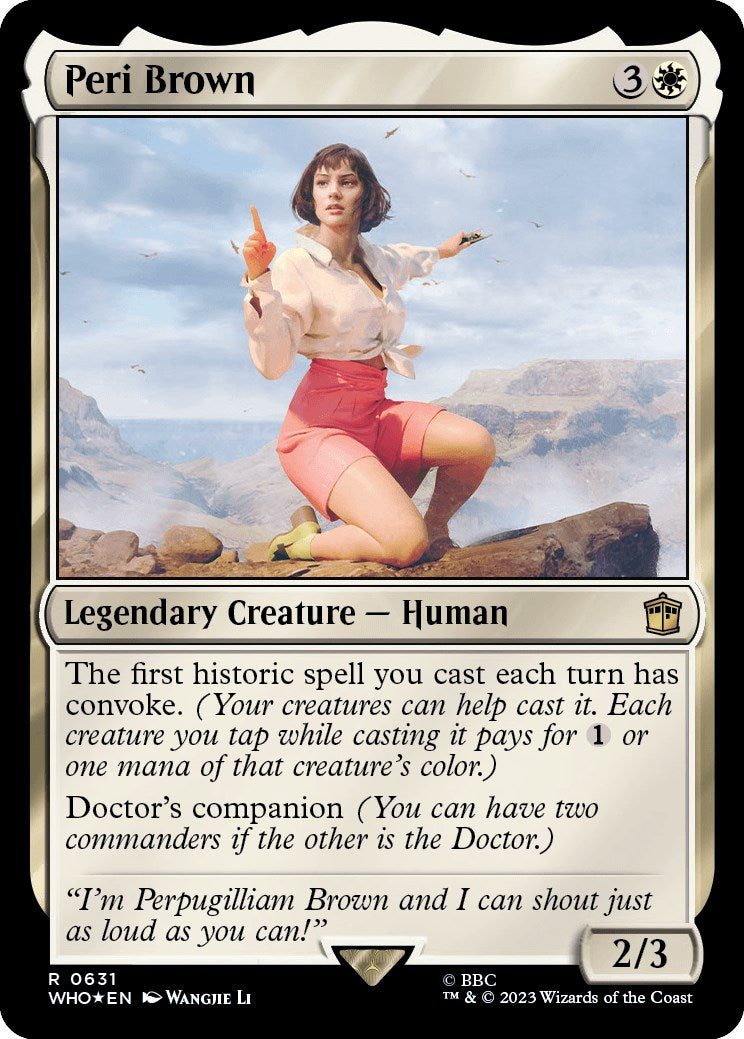 Peri Brown (Surge Foil) [Doctor Who] | Exor Games Bridgewater