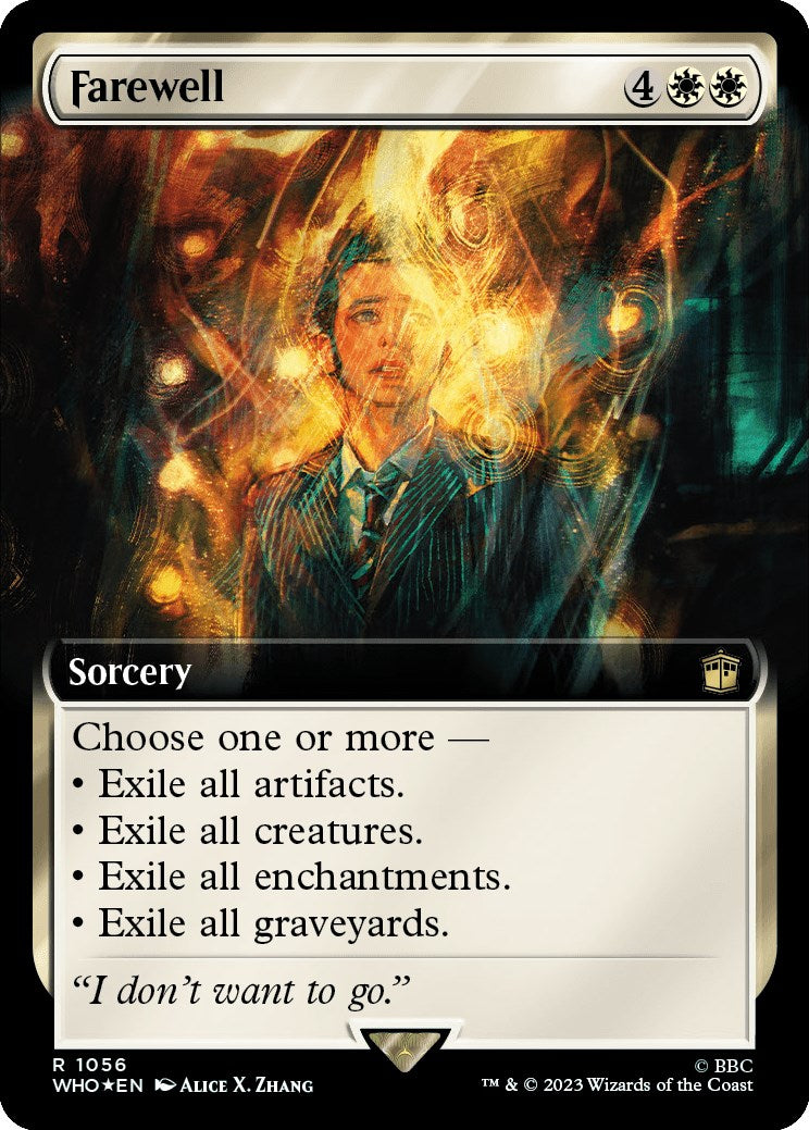 Farewell (Extended Art) (Surge Foil) [Doctor Who] | Exor Games Bridgewater