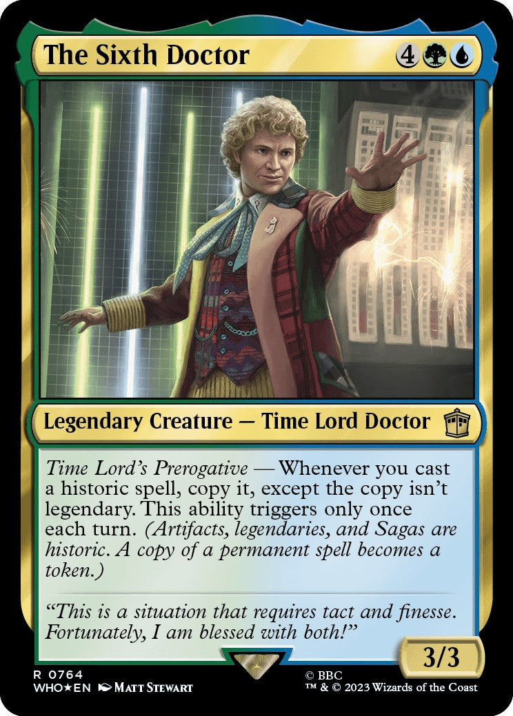 The Sixth Doctor (Surge Foil) [Doctor Who] | Exor Games Bridgewater