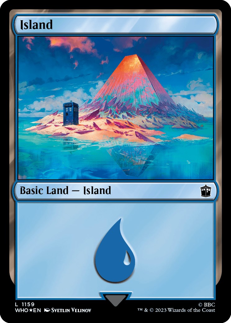 Island (1159) (Surge Foil) [Doctor Who] | Exor Games Bridgewater