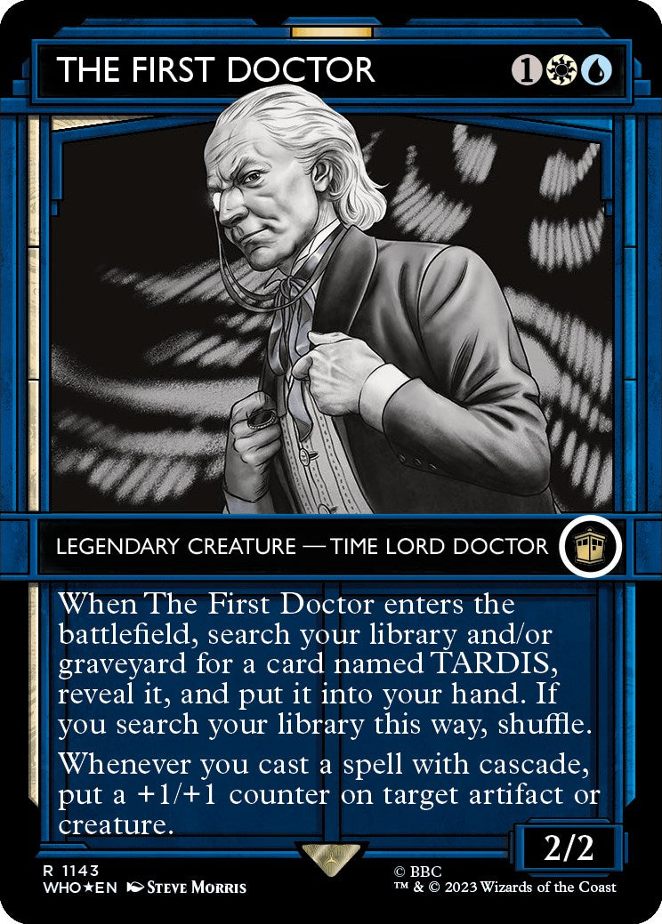 The First Doctor (Showcase) (Surge Foil) [Doctor Who] | Exor Games Bridgewater