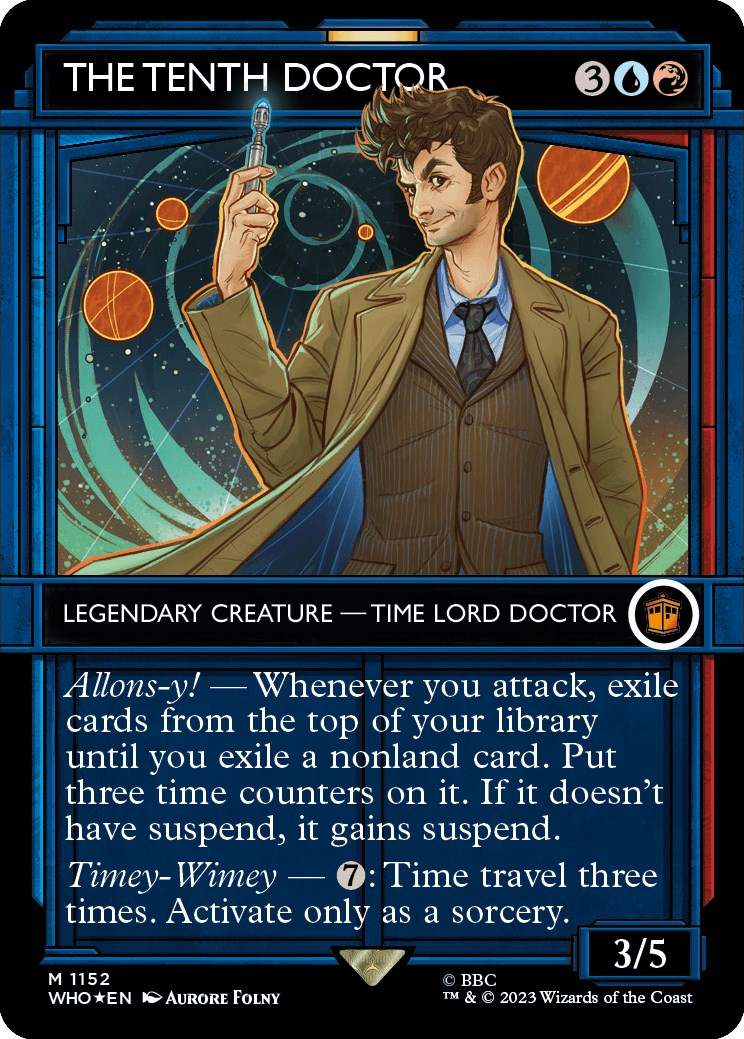 The Tenth Doctor (Showcase) (Surge Foil) [Doctor Who] | Exor Games Bridgewater