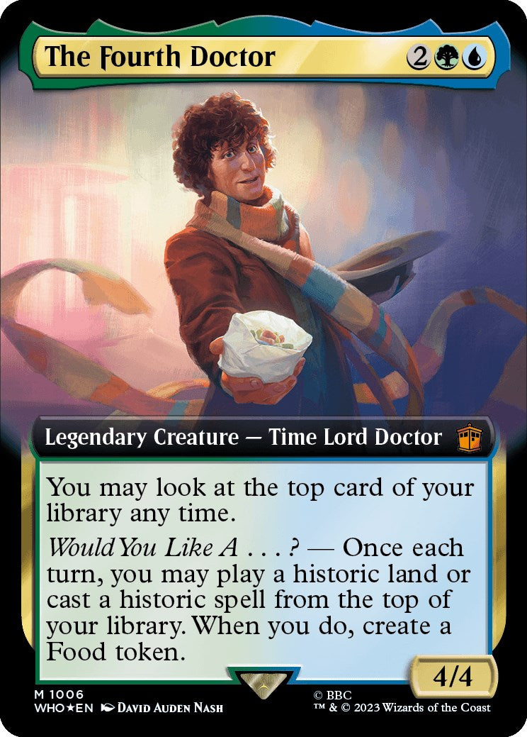 The Fourth Doctor (Extended Art) (Surge Foil) [Doctor Who] | Exor Games Bridgewater