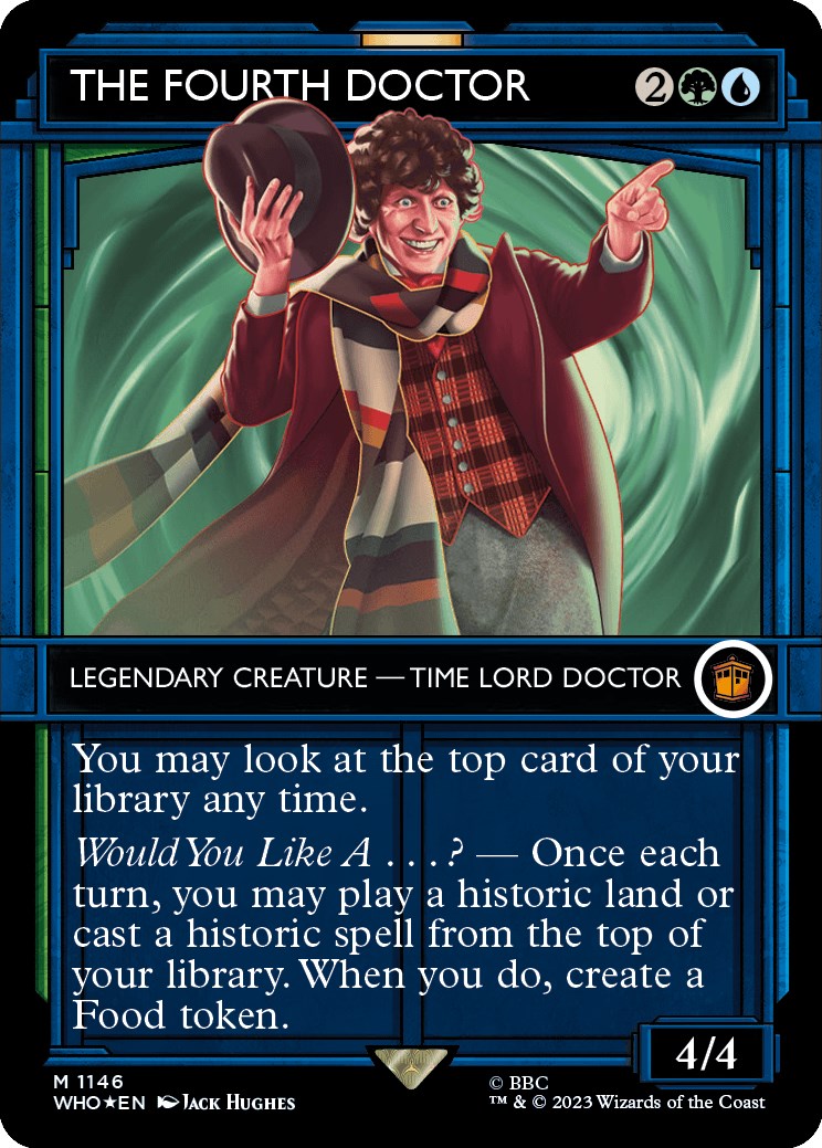 The Fourth Doctor (Showcase) (Surge Foil) [Doctor Who] | Exor Games Bridgewater