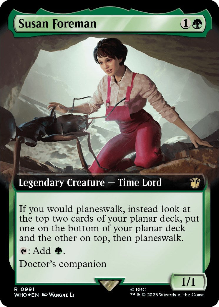 Susan Foreman (Extended Art) (Surge Foil) [Doctor Who] | Exor Games Bridgewater