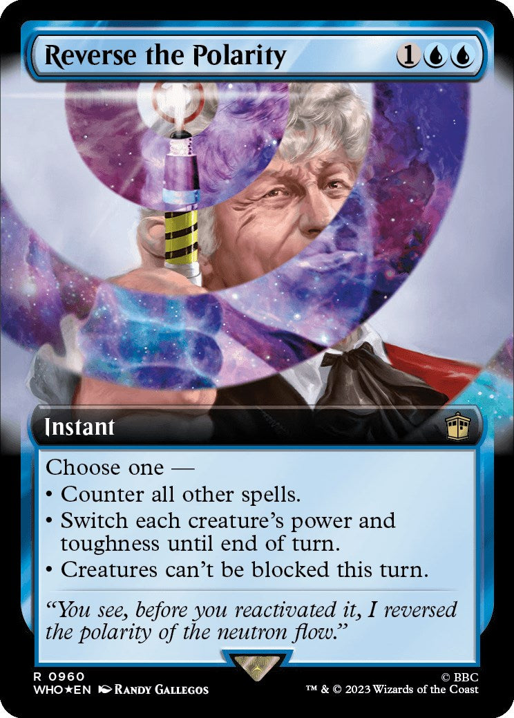 Reverse the Polarity (Extended Art) (Surge Foil) [Doctor Who] | Exor Games Bridgewater