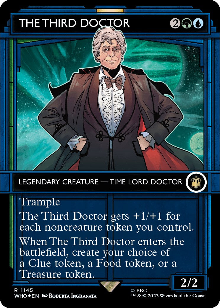 The Third Doctor (Showcase) (Surge Foil) [Doctor Who] | Exor Games Bridgewater