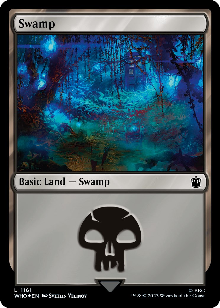 Swamp (1161) (Surge Foil) [Doctor Who] | Exor Games Bridgewater