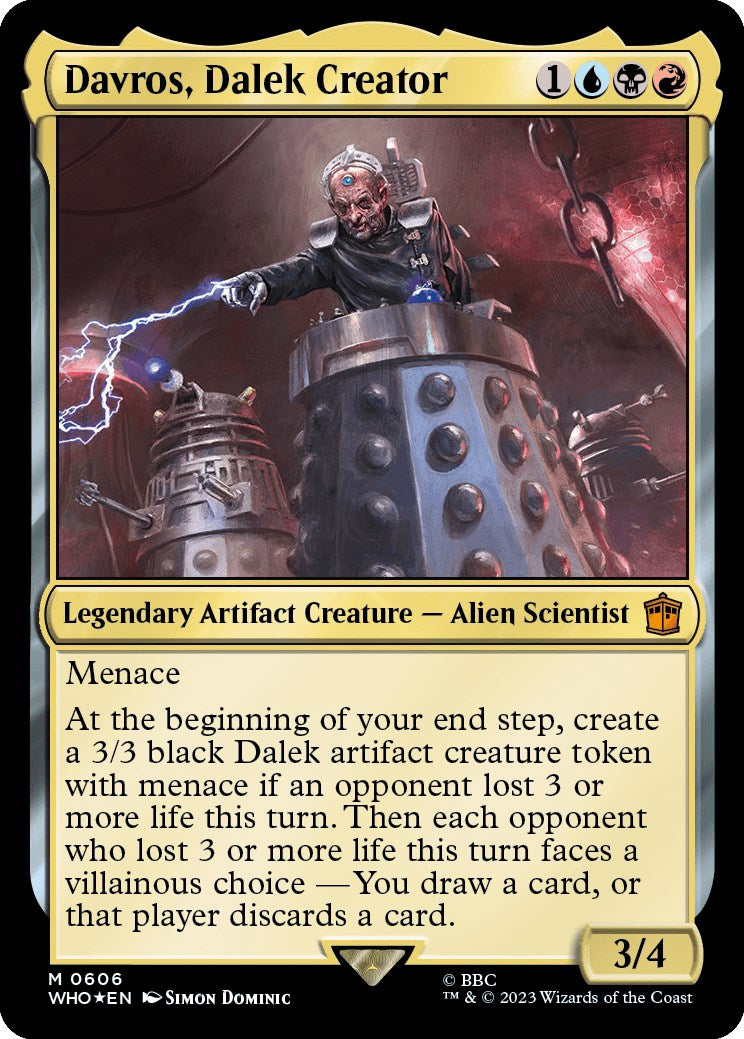 Davros, Dalek Creator (Surge Foil) [Doctor Who] | Exor Games Bridgewater