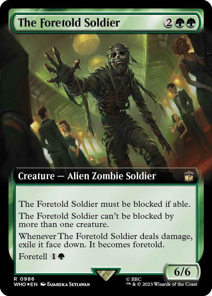 The Foretold Soldier (Extended Art) (Surge Foil) [Doctor Who] | Exor Games Bridgewater