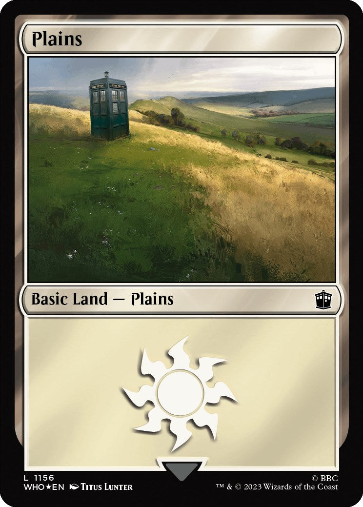 Plains (1156) (Surge Foil) [Doctor Who] | Exor Games Bridgewater