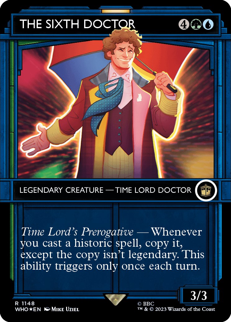 The Sixth Doctor (Showcase) (Surge Foil) [Doctor Who] | Exor Games Bridgewater