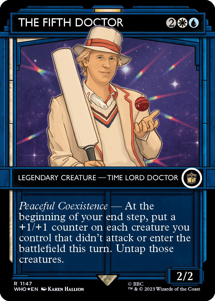 The Fifth Doctor (Showcase) (Surge Foil) [Doctor Who] | Exor Games Bridgewater