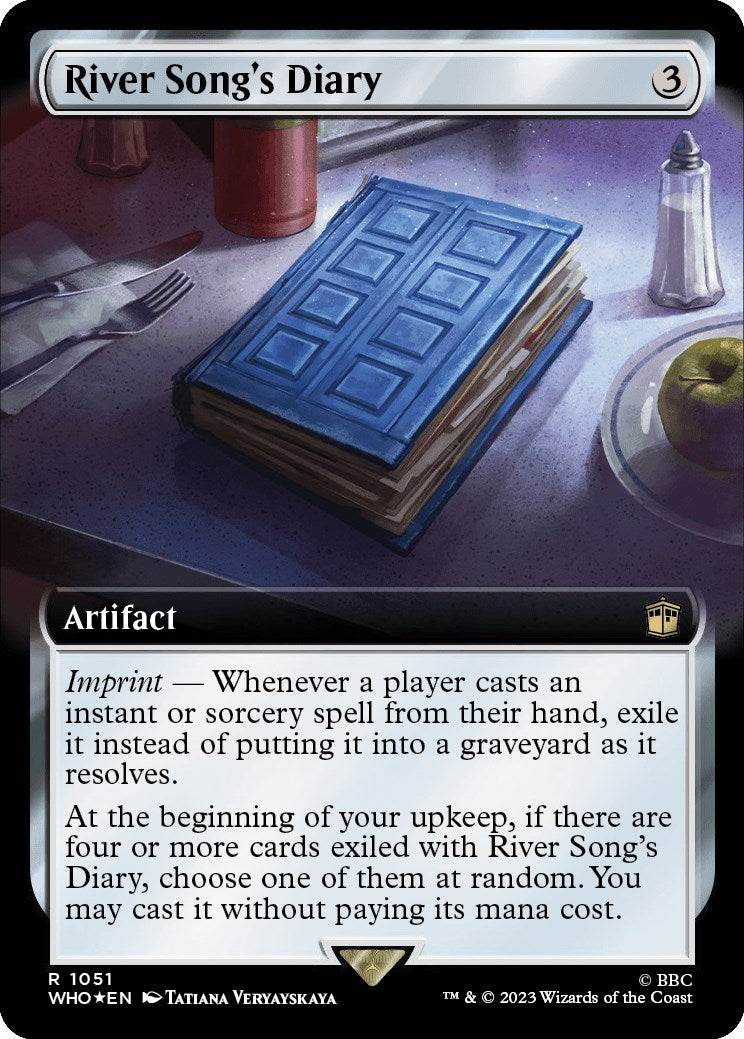 River Song's Diary (Extended Art) (Surge Foil) [Doctor Who] | Exor Games Bridgewater