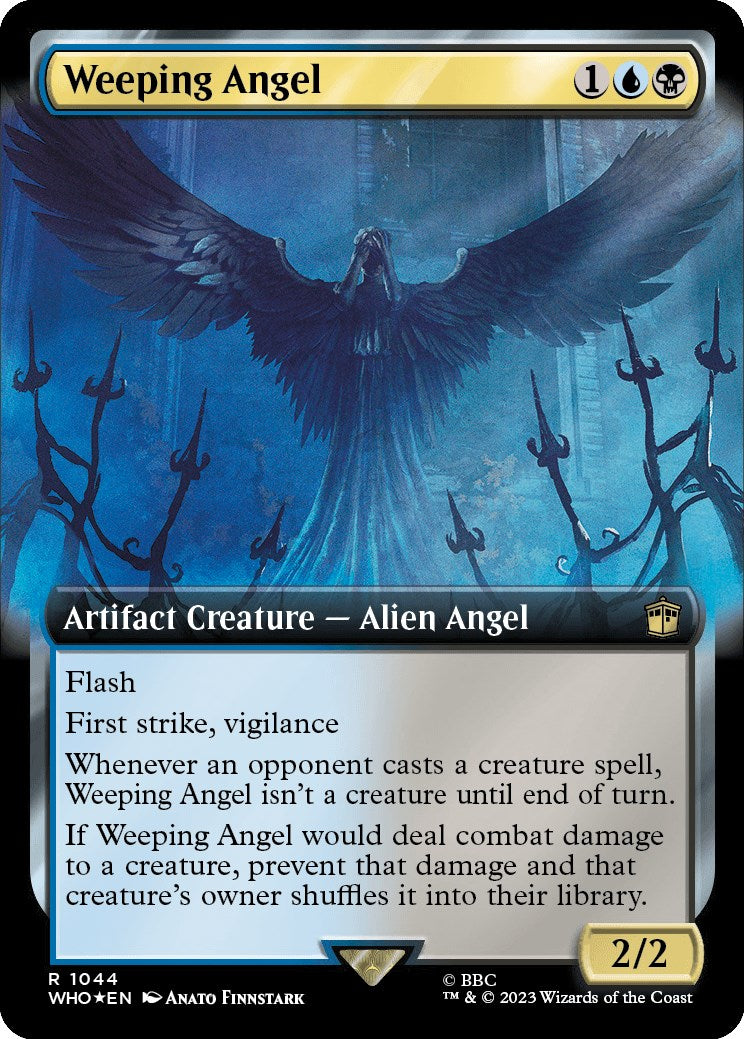 Weeping Angel (Extended Art) (Surge Foil) [Doctor Who] | Exor Games Bridgewater