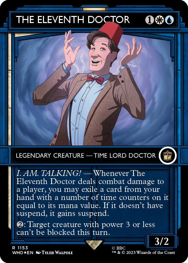 The Eleventh Doctor (Showcase) (Surge Foil) [Doctor Who] | Exor Games Bridgewater