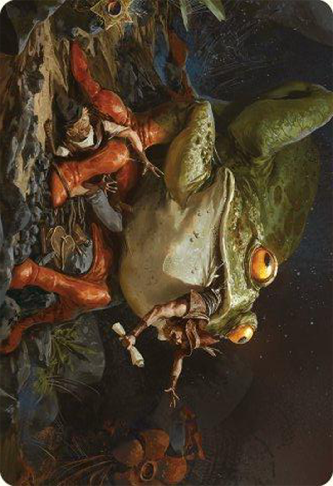 Rampant Frogantua Art Card [Modern Horizons 3 Art Series] | Exor Games Bridgewater