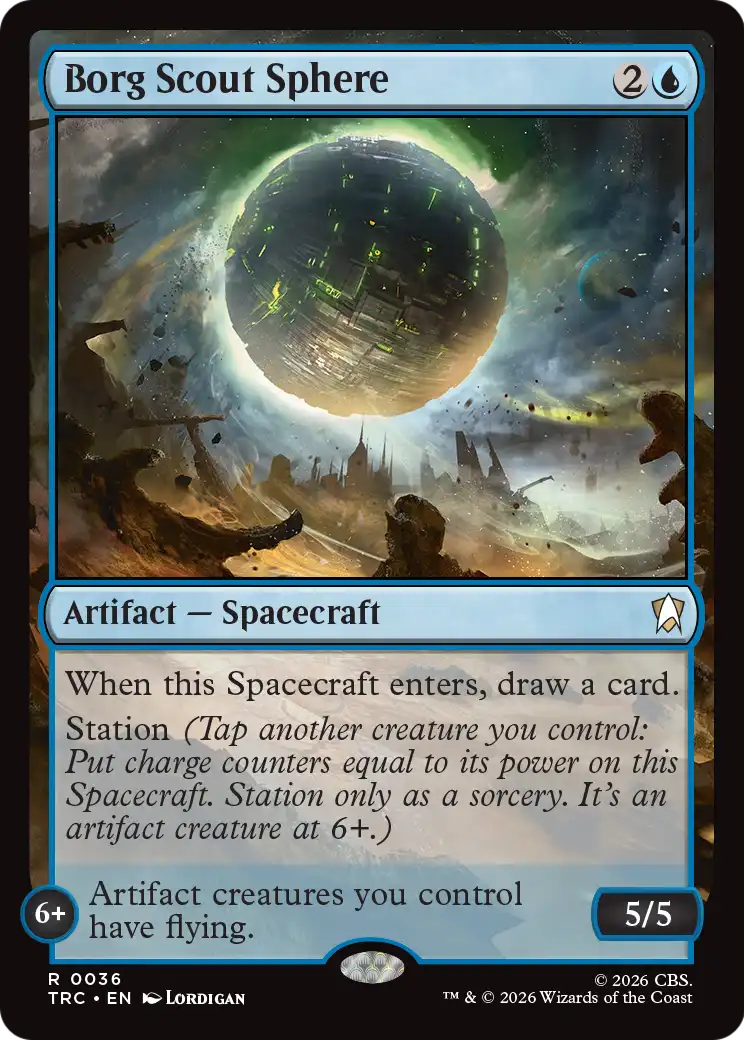 Borg Scout Sphere (Surge Foil) [Star Trek Commander] | Exor Games Bridgewater