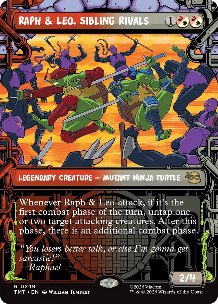 Raph & Leo, Sibling Rivals (Showcase) [Teenage Mutant Ninja Turtles] | Exor Games Bridgewater